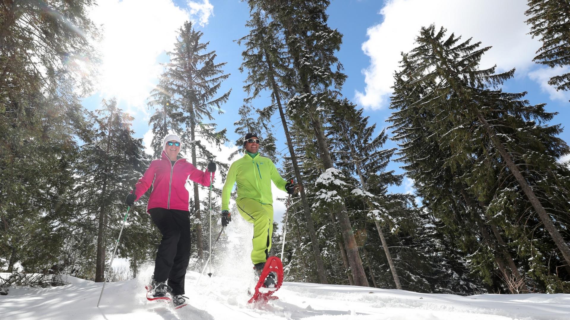 Parcours Et Rando Raquettes Les Laux Prapoutel