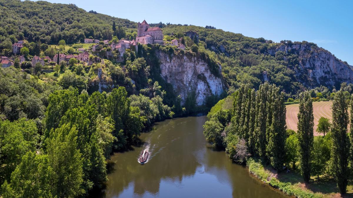 Saint Cirq Lapopie Plus Beau Village De France