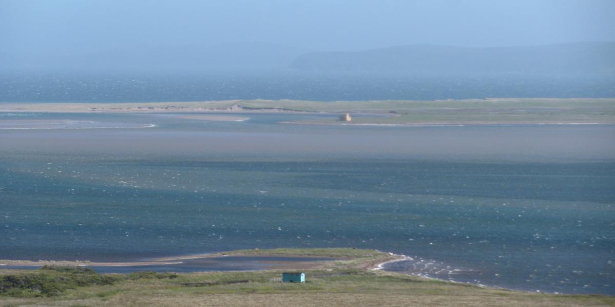 Buttes dégarnies sentier Tourisme Saint Pierre et Miquelon