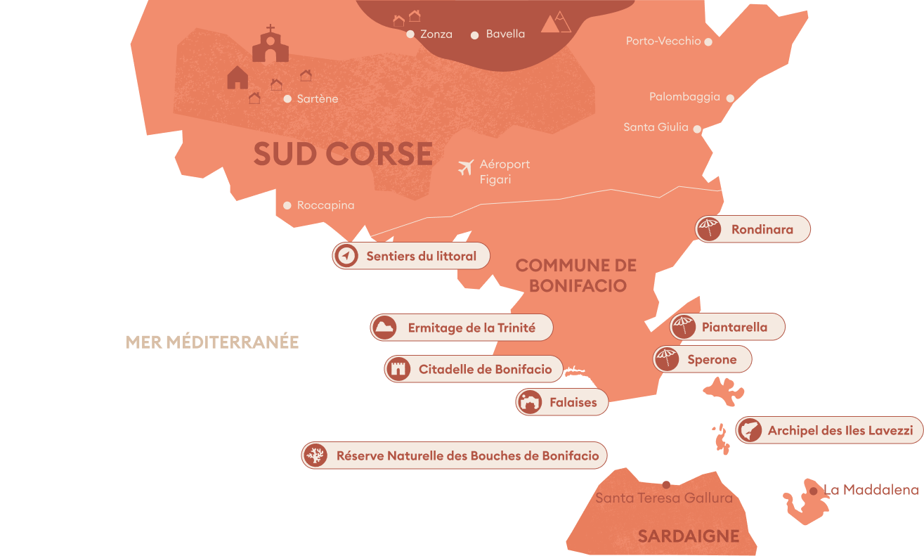 Interaktive Karte Bonifacio