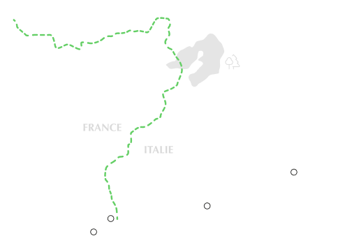 Carte de la région RivierAlp