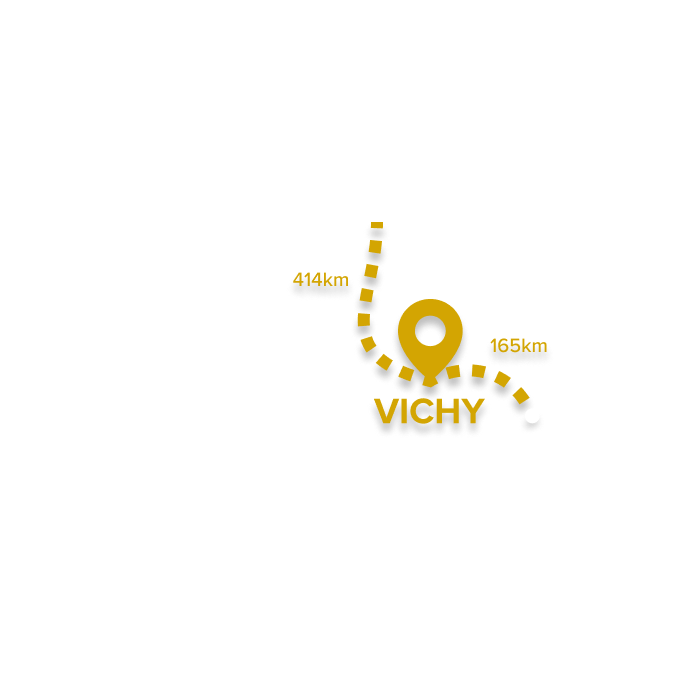 Carte de localisation de Vichy