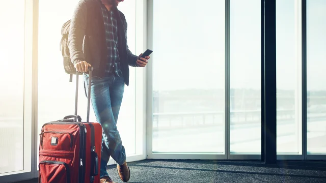 Voyageur aéroport