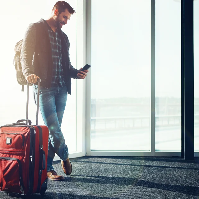 Voyageur aéroport