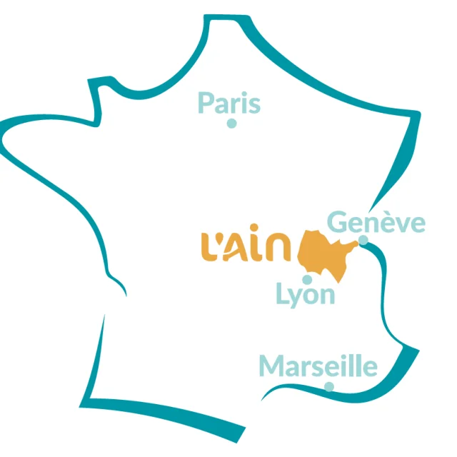 Carte L'ain