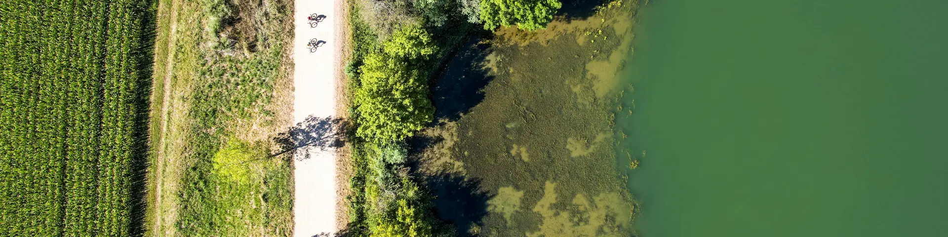 Vélo balade sur la Voie Bleue