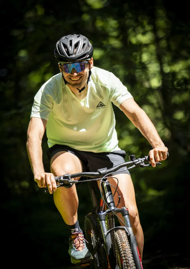 Mountainbiken in der Natur - Bugey