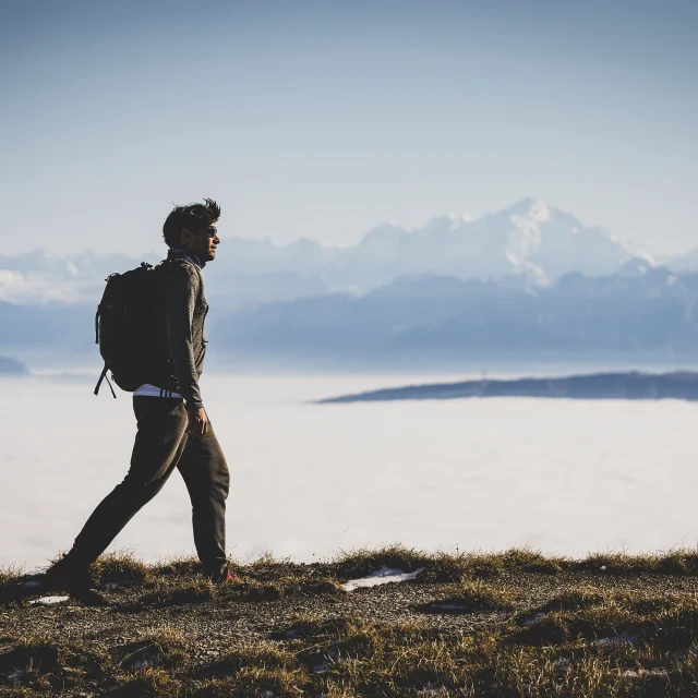 Wandern Winter