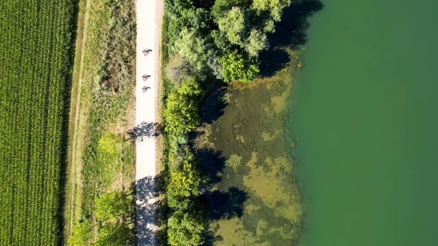 Vélo ballade sur la Voie Bleue