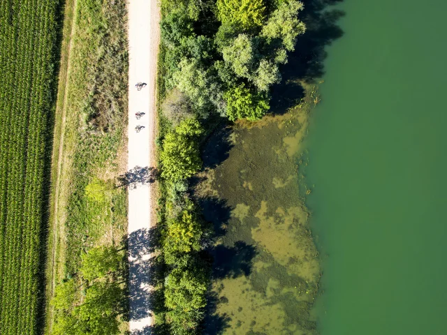 Vélo ballade sur la Voie Bleue