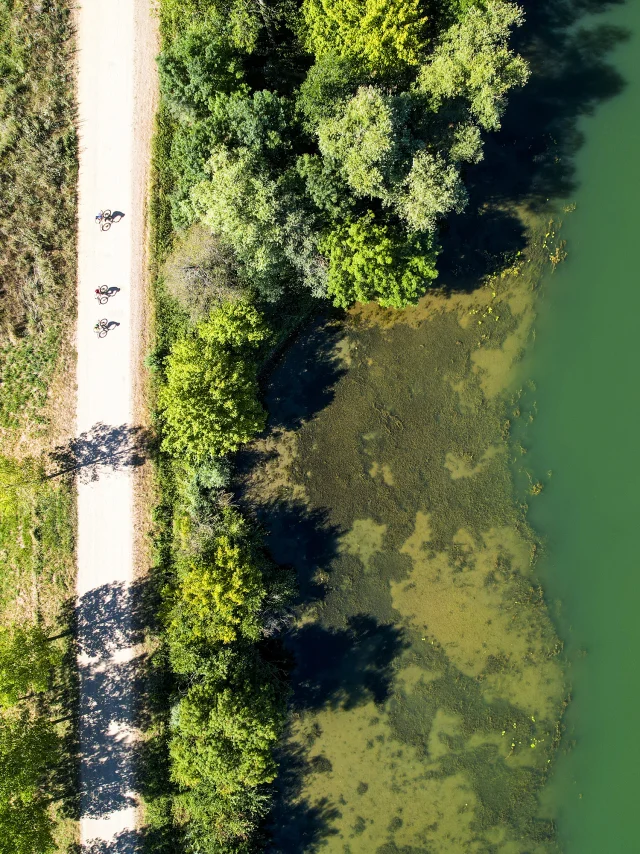 Vélo ballade sur la Voie Bleue