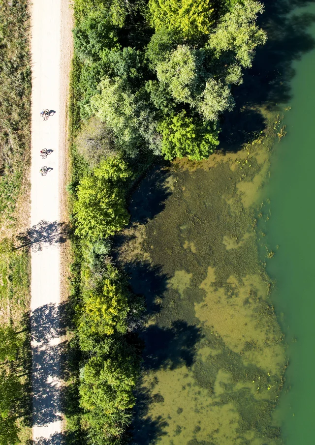 Fahrradtour auf dem Blauen Weg