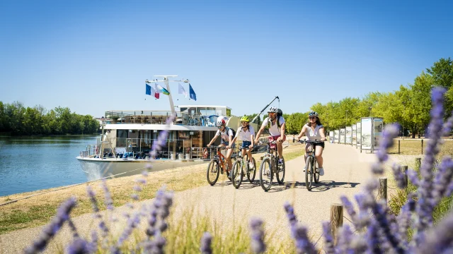 Vélo balade sur la Voie Bleue
