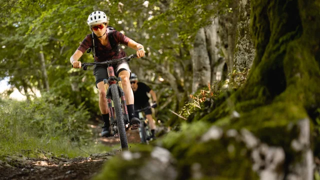 Mountain biking in the great outdoors