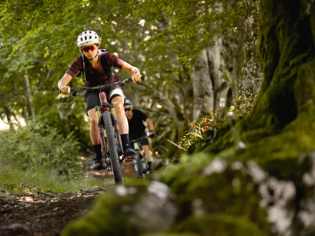 Mountain biking in the great outdoors