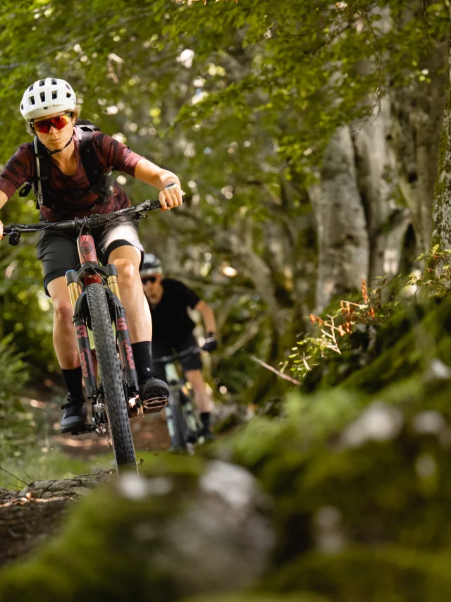 Mountain biking in the great outdoors