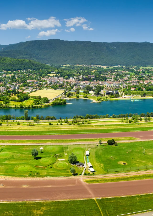 Golf auf der Pferderennbahn von Divonne