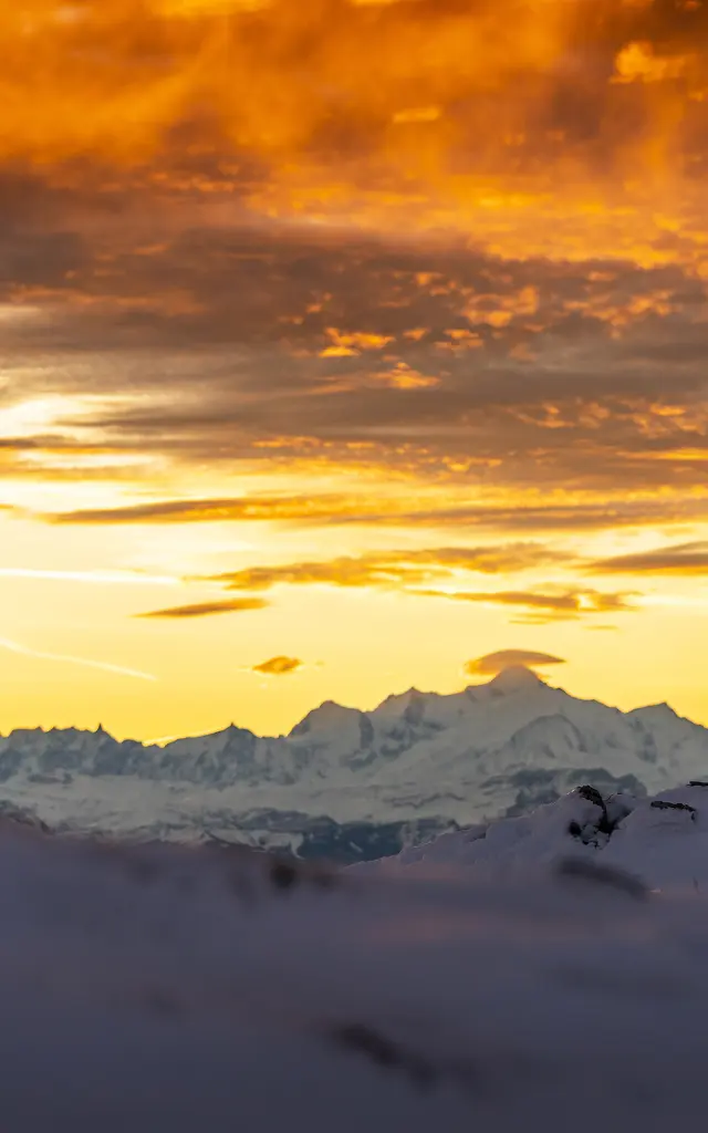 Paysage Monts Jura en hiver