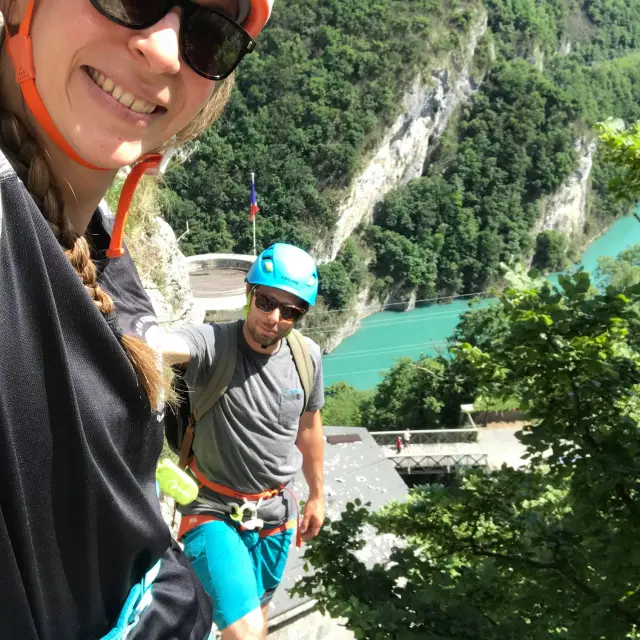 Outdoor Viaferrata à Fort l'écluse