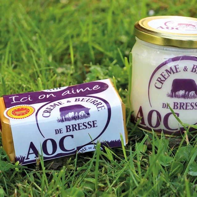 Crème et beurre de Bresse AOP