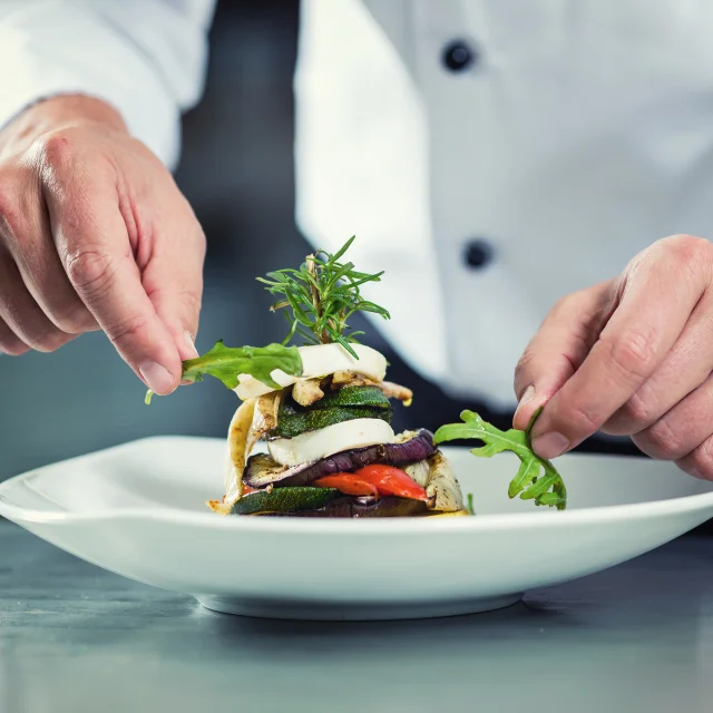 Gastronomie Zubereitung eines Gerichts