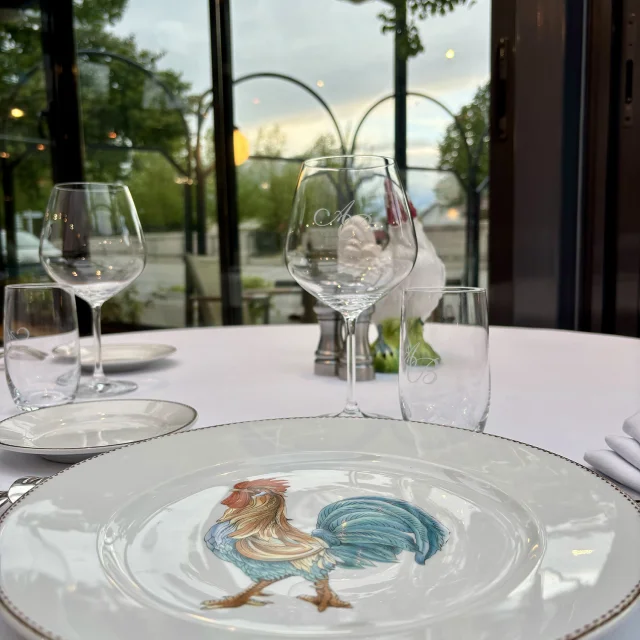 Assiette de restaurant de l'Ain