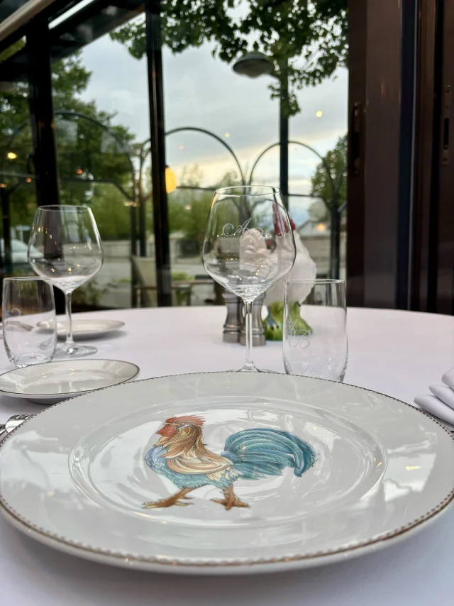 Assiette de restaurant de l'Ain