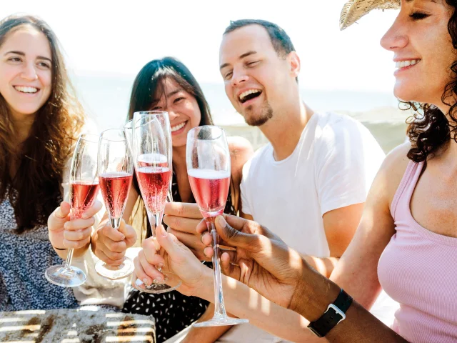 Vin de Cerdon apérif entre amis