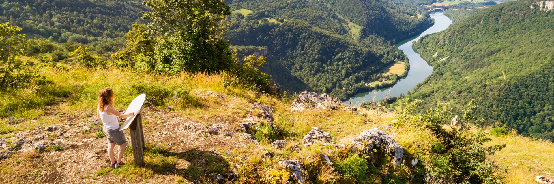 Gorges de l'Ain, vues du Mont Balvay