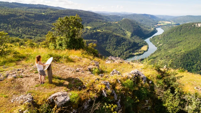 Gorges de l'Ain, vues du Mont Balvay
