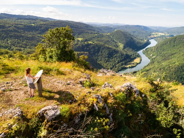 Gorges de l'Ain, vues du Mont Balvay