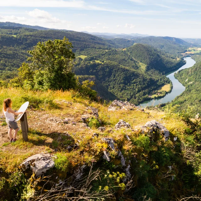 Gorges de l'Ain, vues du Mont Balvay