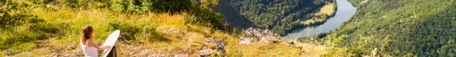 Gorges de l'Ain, vues du Mont Balvay