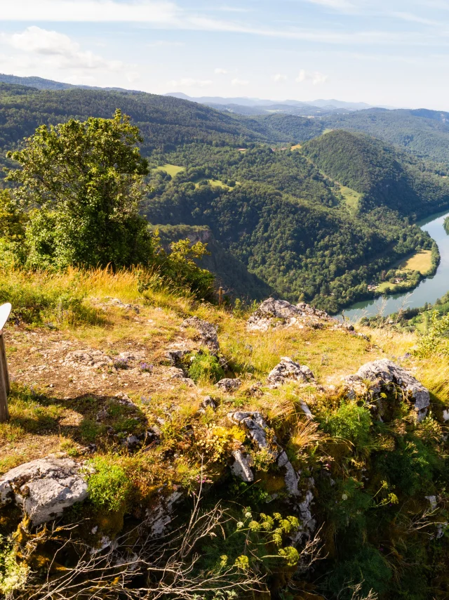 Gorges de l'Ain, vues du Mont Balvay
