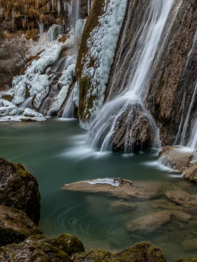 La Cascade De Glandieu, l'hiver