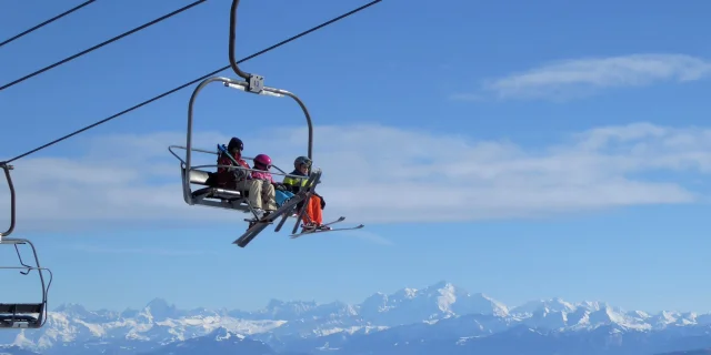 Outdoor Ski De Piste in der Pays de Gex