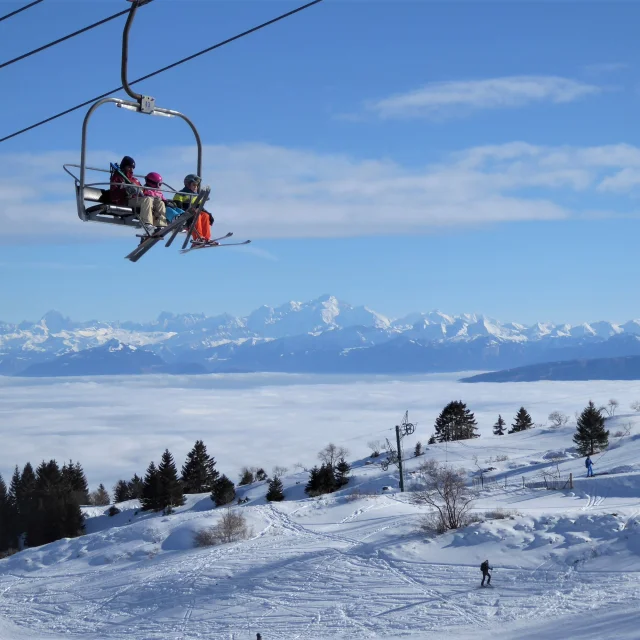Outdoor Ski De Piste in der Pays de Gex