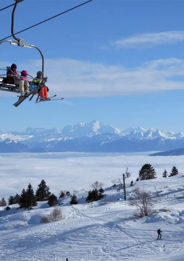 Outdoor Ski De Piste in der Pays de Gex