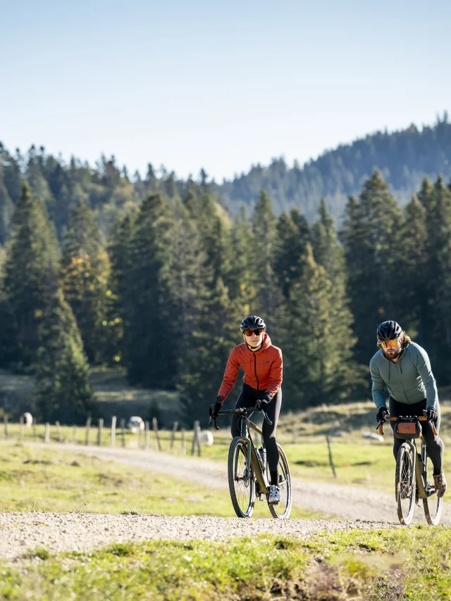 Vélo gravel dans l'Ain