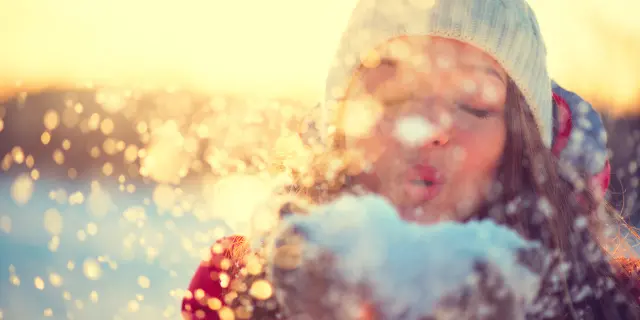 Outdoor hiver, portrait