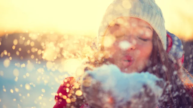 Outdoor hiver, portrait