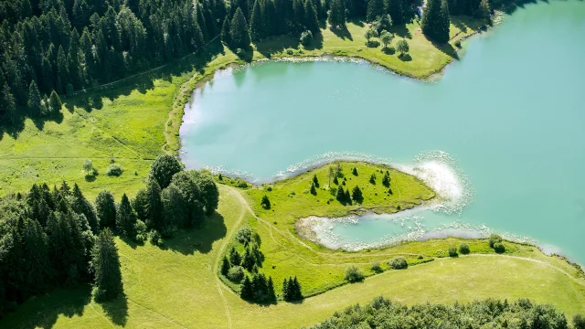 Paysage du lac Genin
