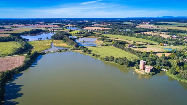 The Dombes, from the air