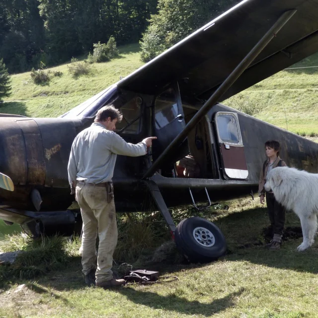 Tournage du film Belle et Sébastien au Lac Genin