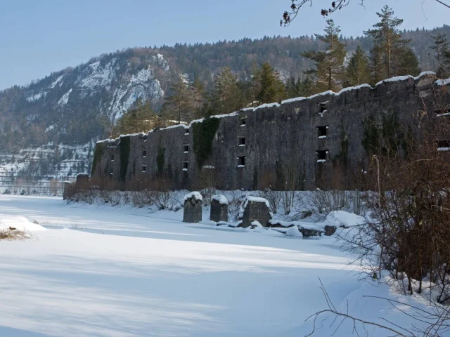 Les Glacières de Sylans, l'hiver
