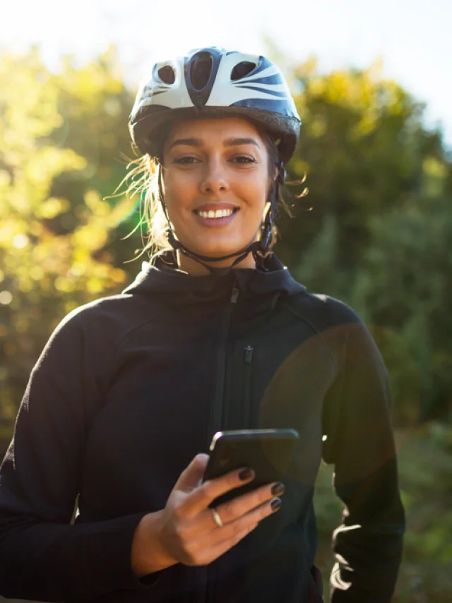 Cycliste dans l'Ain