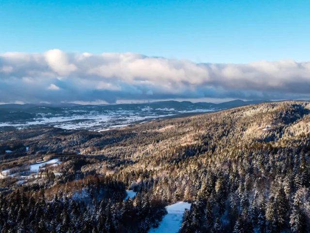 Plateau d'Hauteville vu du ciel