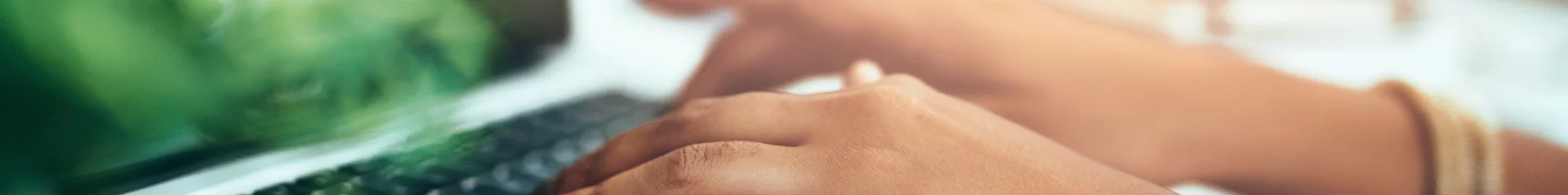 A person who types on a computer