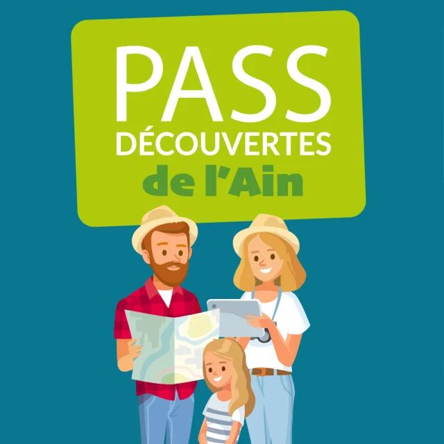Guter Plan: Pass'Découverte de l'Ain (Entdeckungspass für das Departement Ain)