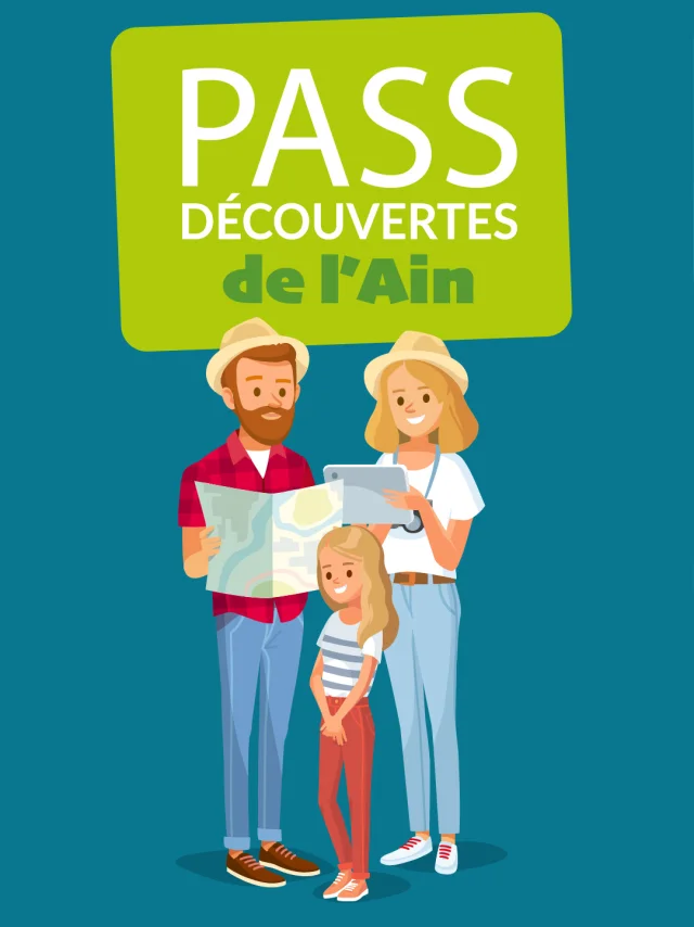Guter Plan: Pass'Découverte de l'Ain (Entdeckungspass für das Departement Ain)